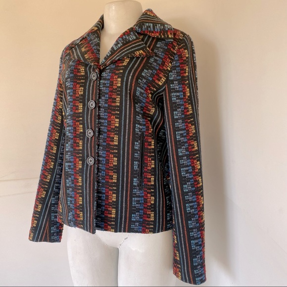 Jack BB Dakota Button Up Jacket Southwest Baja S - Picture 2 of 5